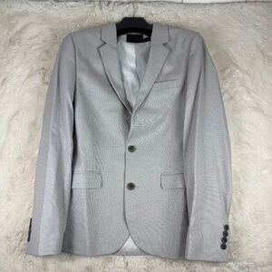 ASOS NWOT Men's Suit Jacket Light Grey Slim Fit 36"